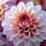 ダリアの花のイラスト