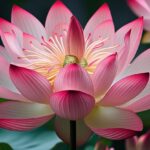 蓮の花のイラスト