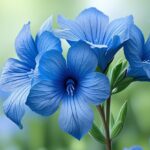 リンドウの花のイラスト