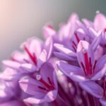 サフランの花のイラスト